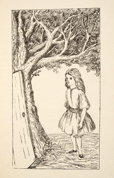 Alice Finds a Door into the Tree, Illustration from Alice